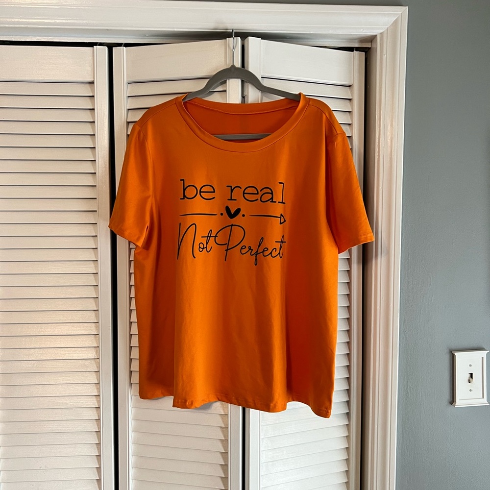 Boutique Slogan T-Shirt SZ‎ 1X NEW